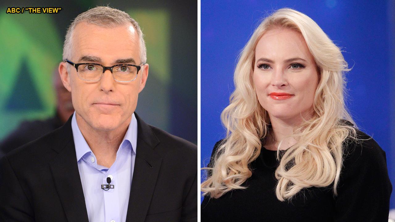 Meghan McCain stuns Andrew McCabe on 'The View' with uncomfortable question