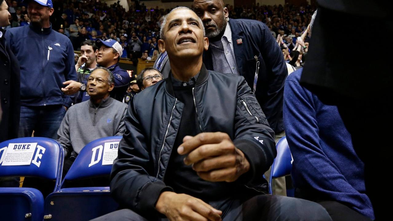 Barack Obama’s ‘44’ bomber jacket wins praise on Twitter