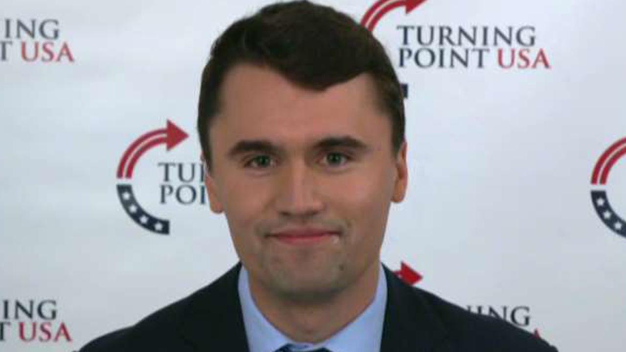 Charlie Kirk on the continuing fight over President Trump's border wall