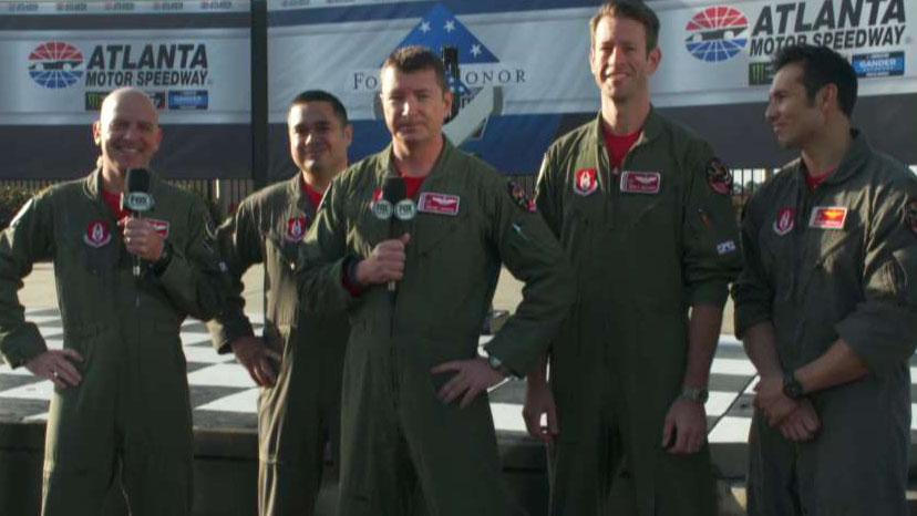 The Folds of Honor Quiktrip 500 flyover pilots join ‘Fox & Friends’
