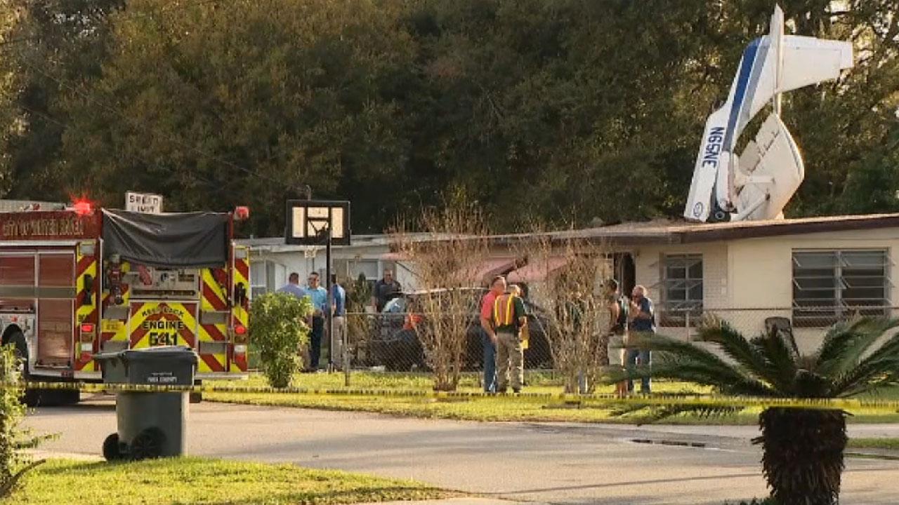 Plane crashes into Florida home