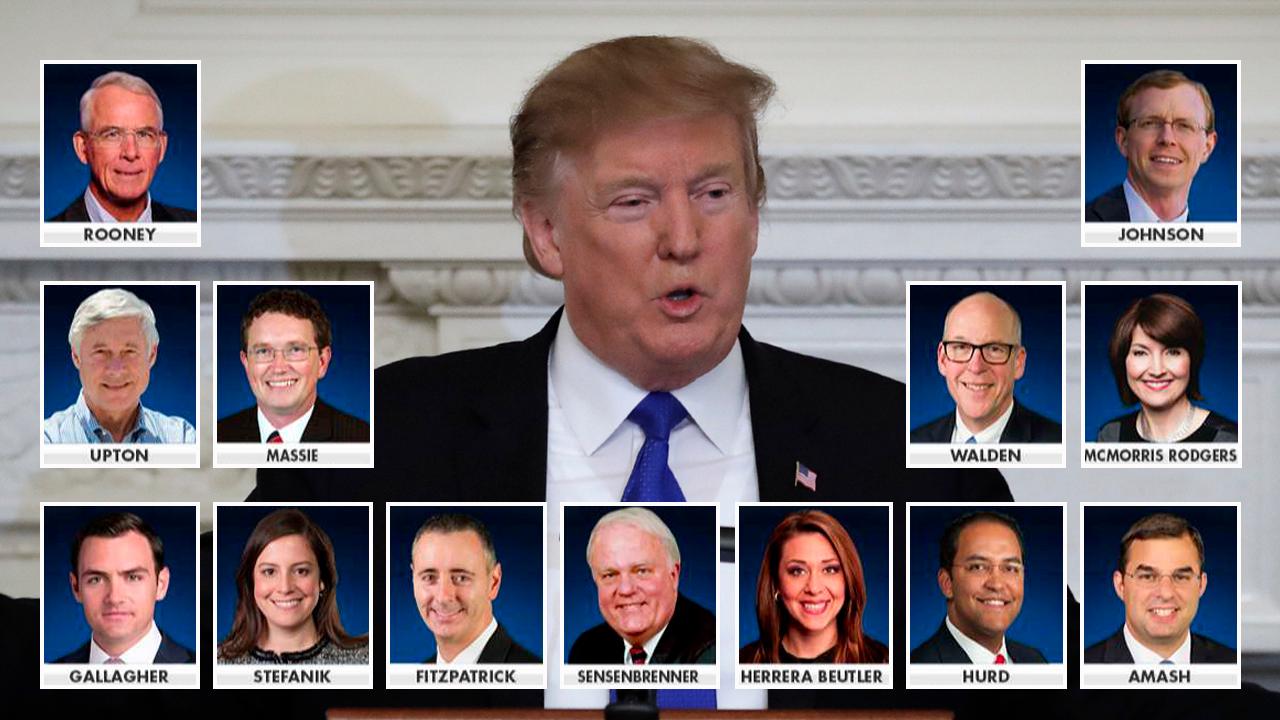 13 House Republicans vote to reject President Trump’s national emergency declaration at the southern border