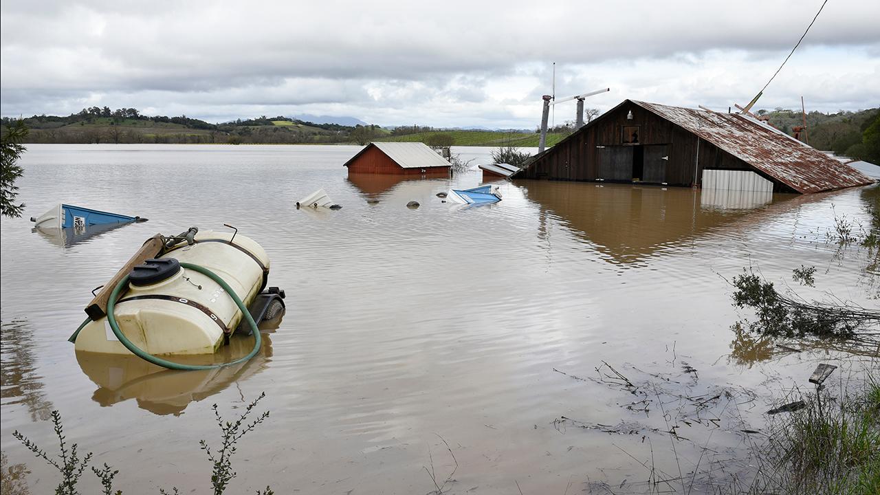 California experiences massive flooding caused by an ‘atmospheric river’ weather system