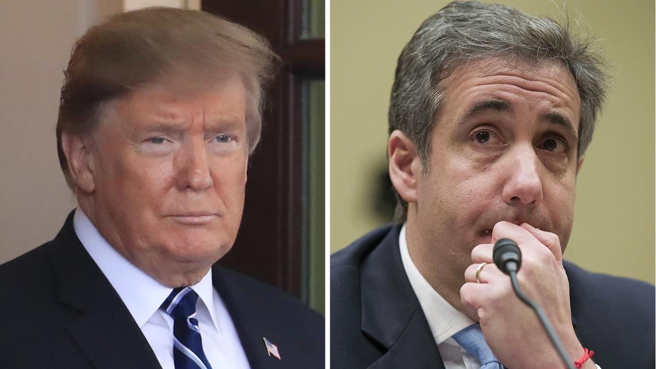 Trump alleges Cohen's new book proposal contradicts House testimony