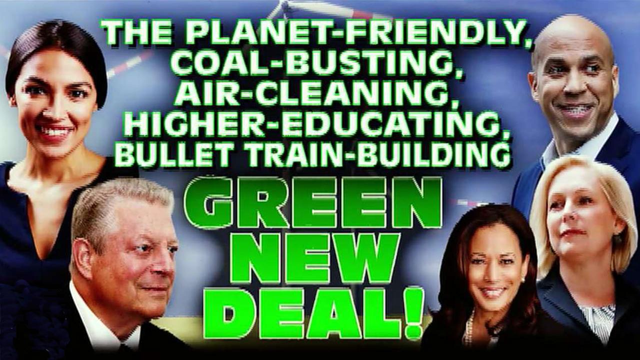 A new report estimates the Green New Deal would cost $93 trillion
