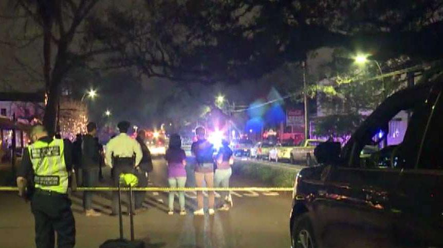 Two dead, six injured in New Orleans after car slams into crowd