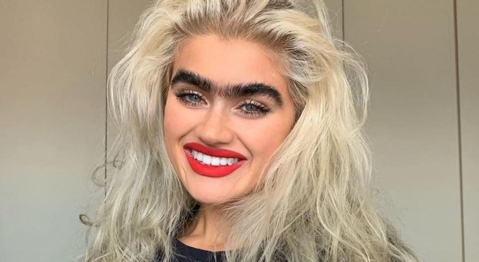 Model Sophia Hadjipanteli is challenging conventional beauty standards with her unibrow