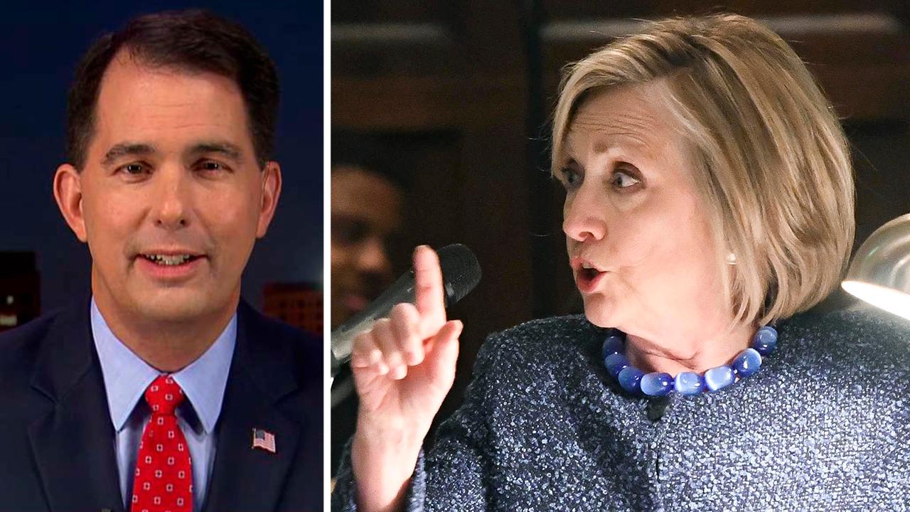 Scott Walker reacts to Hillary Clinton blaming Wisconsin voter suppression for 2016 loss
