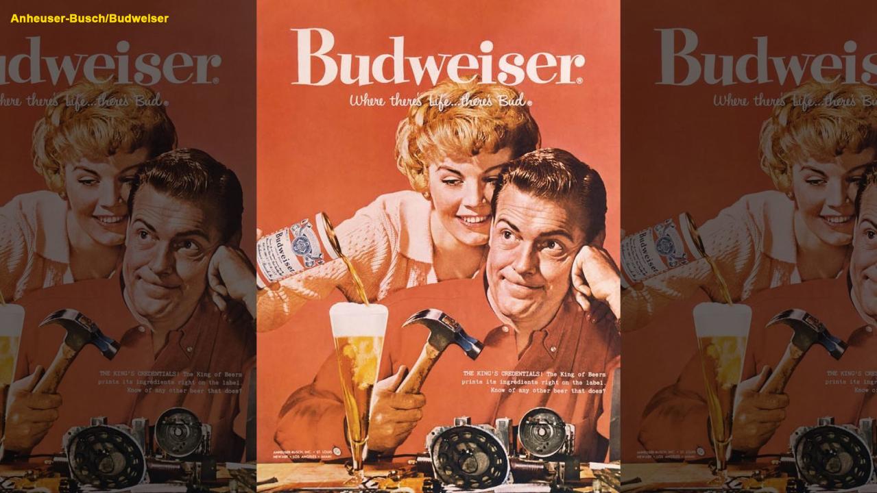 Budweiser modifies ads from the ‘50s and ‘60s to remove any sexist messaging