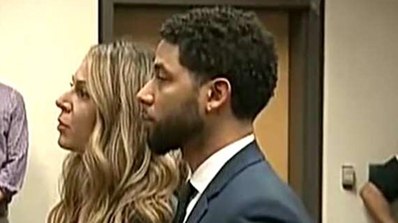 Actor Jussie Smollett pleads not guilty to 16 felony charges