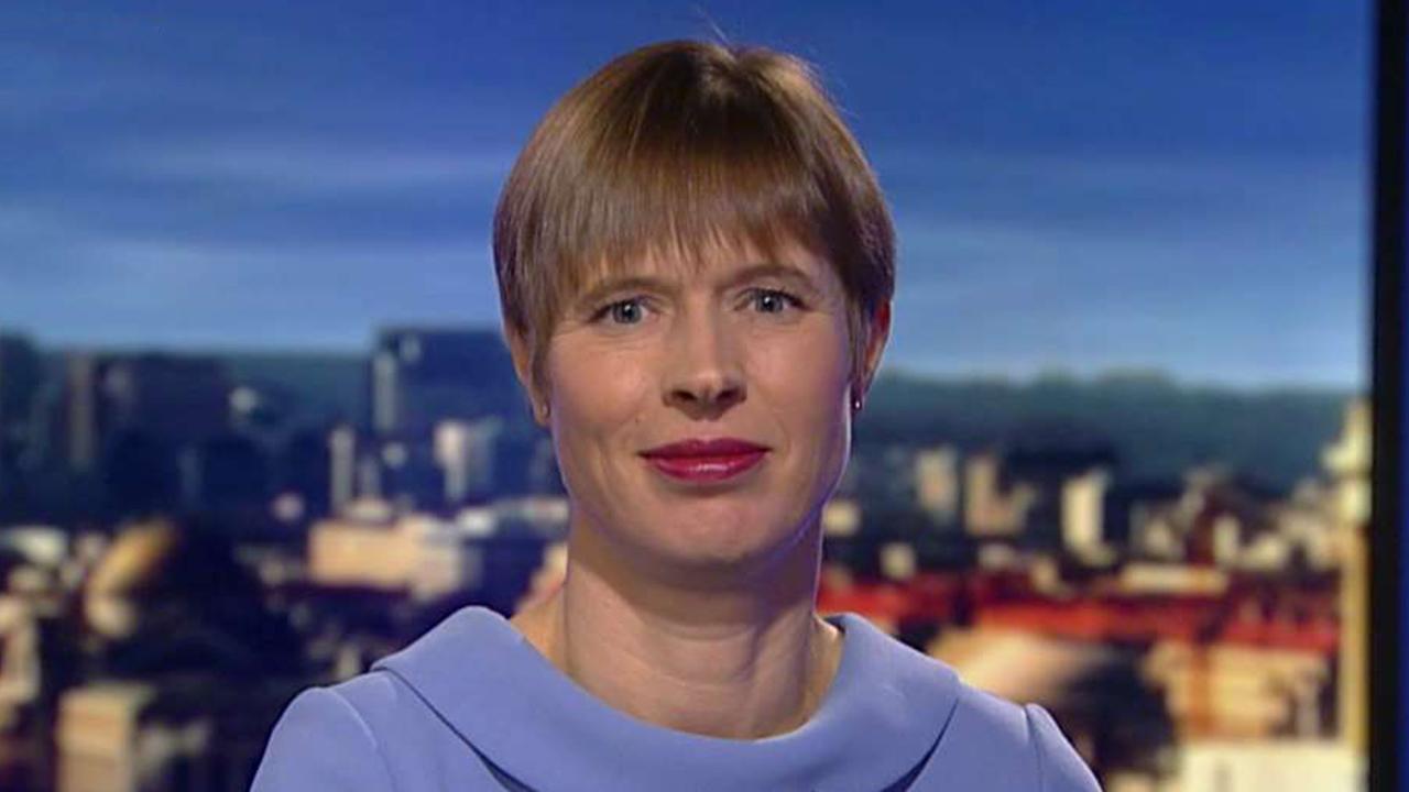 Estonian President Kersti Kaljulaid on NATO, threat from Russia, trade and trust