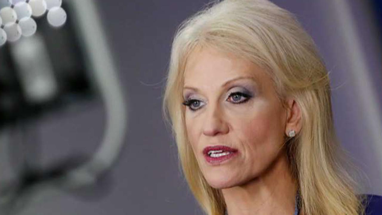 Kellyanne Conway stays loyal to President Trump during his feud with her husband