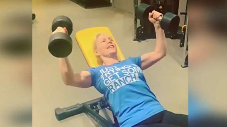 Gillibrand dragged on social media for 'cringeworthy' workout video