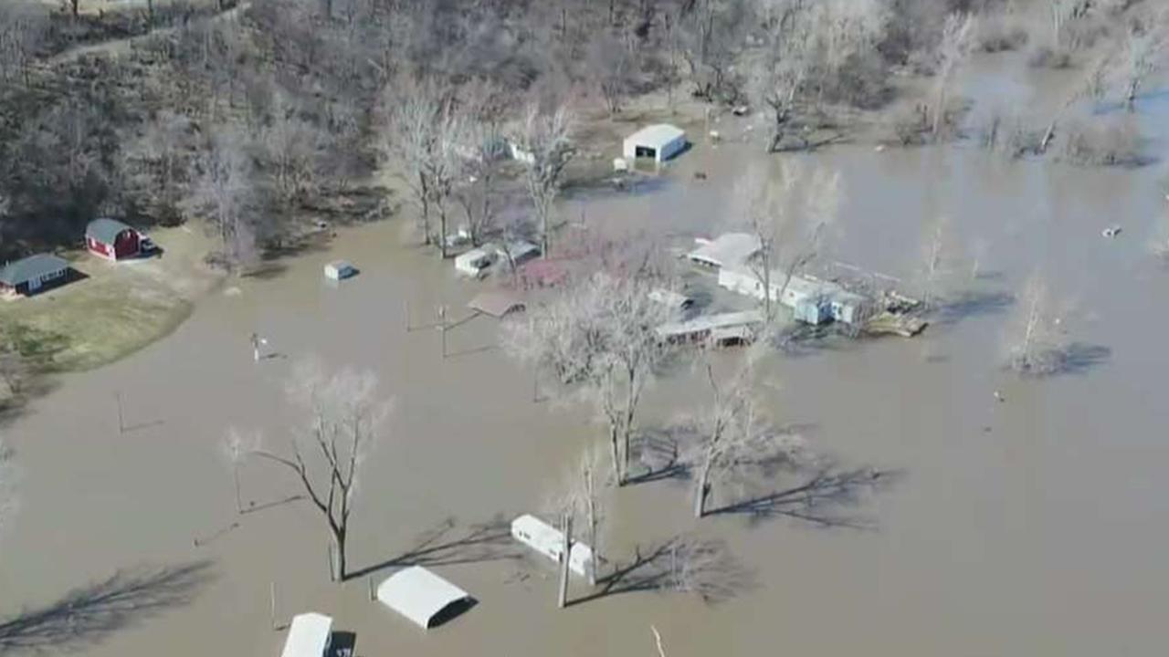 Fox News drone footage reveals staggering extent of Midwest flooding