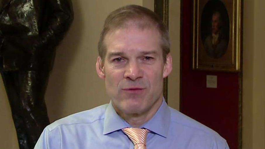 Rep. Jim Jordan reacts to Rep. Adam Schiff’s comments doubling down on Trump-Russia collusion