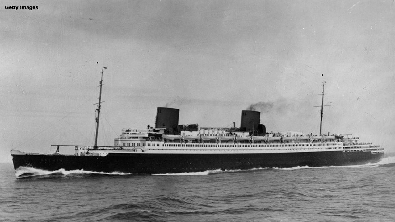 The merchant who cut down a swastika flag from a German liner in the 1930s