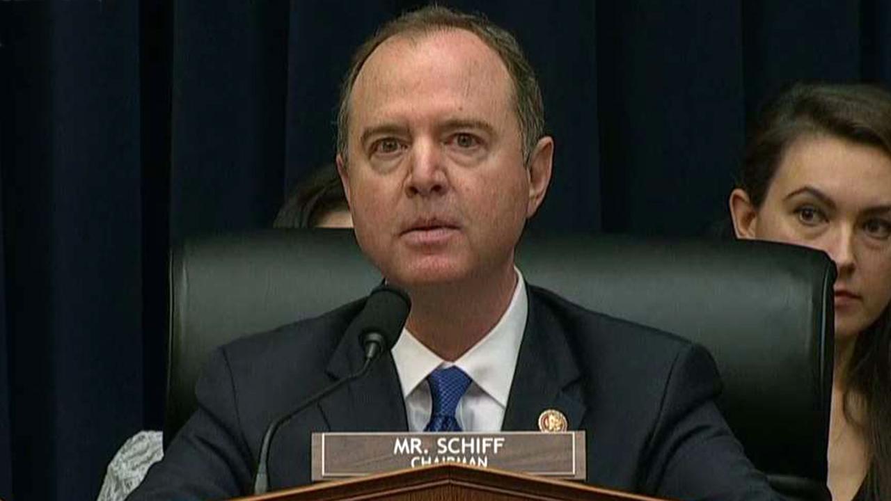 Republicans confront Schiff at House Intelligence Committee hearing with resignation demand