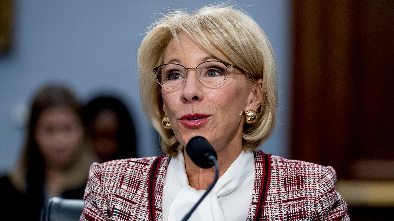 DeVos on defense for cutting Special Olympics funding