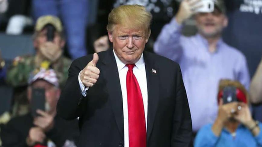 Trump takes victory lap during first rally since Mueller report