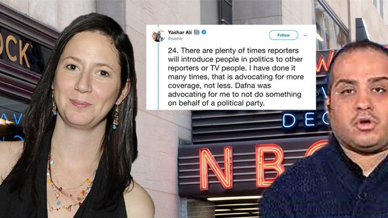 Reporter accuses MSNBC's top political editor of 'trying to intimidate' him on 'behalf of the DNC'