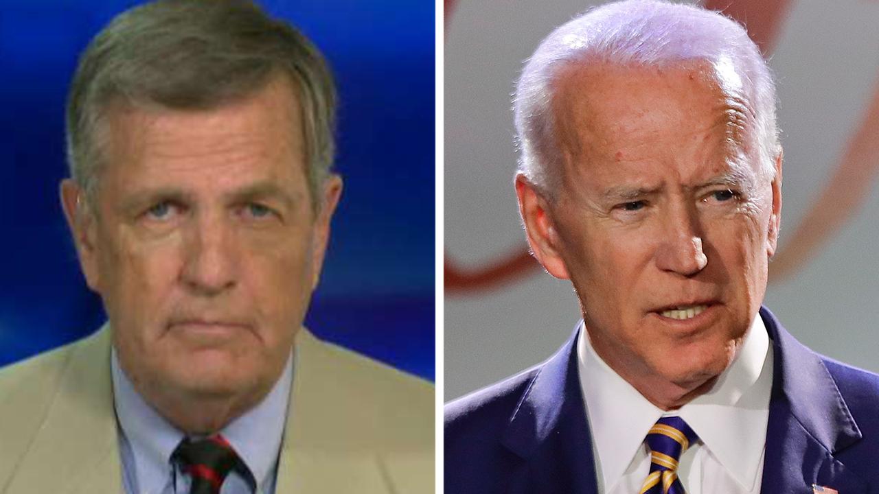 Brit Hume: Joe Biden's 'touchy-feely' nature may be a political liability in the MeToo era