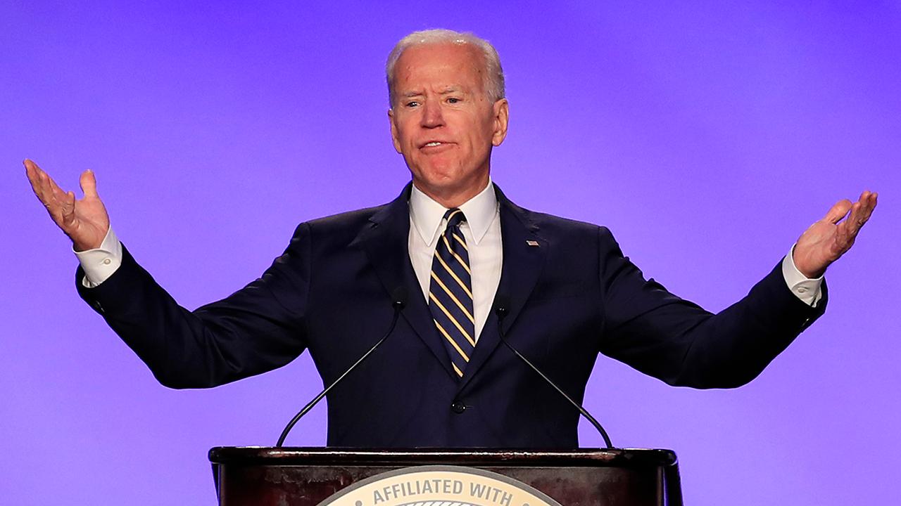 Joe Biden jokes about unwanted touching allegations