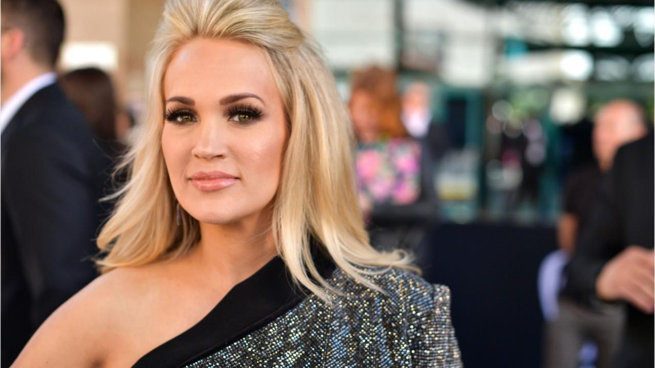 Carrie Underwood dazzles on 2019 ACM red carpet