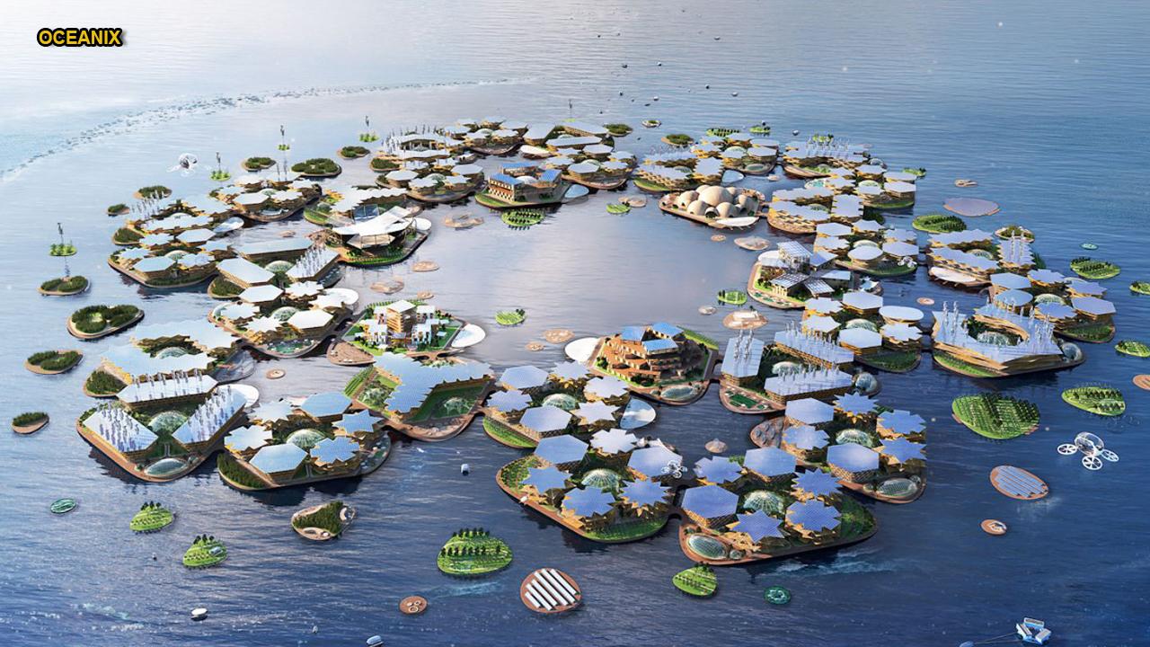 This futuristic, floating city can withstand Category 5 hurricanes