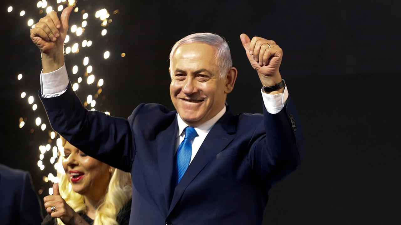 Israeli Prime Minister Benjamin Netanyahu claims victory