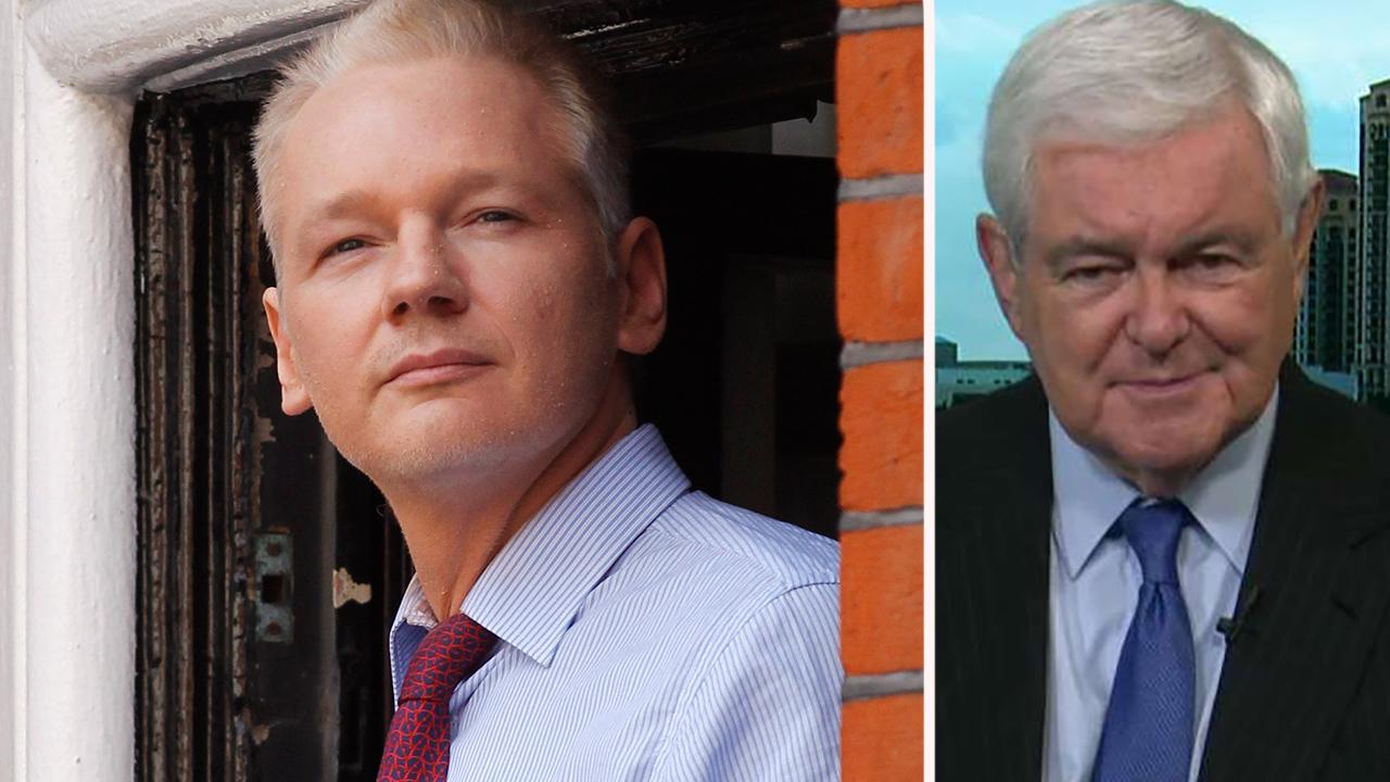 Gingrich on Assange arrest: Nobody has the right to leak secrets that endanger lives