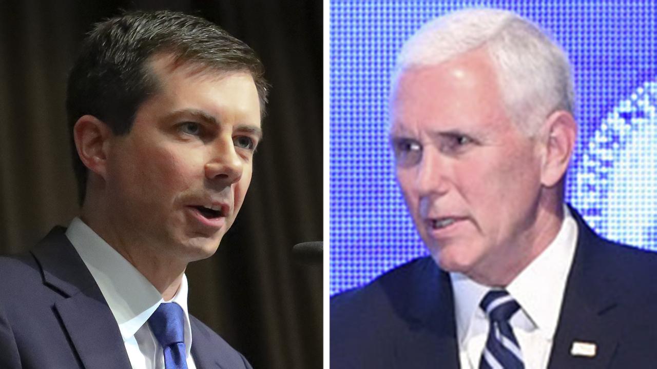 Pete Buttigieg and Mike Pence spar over religion