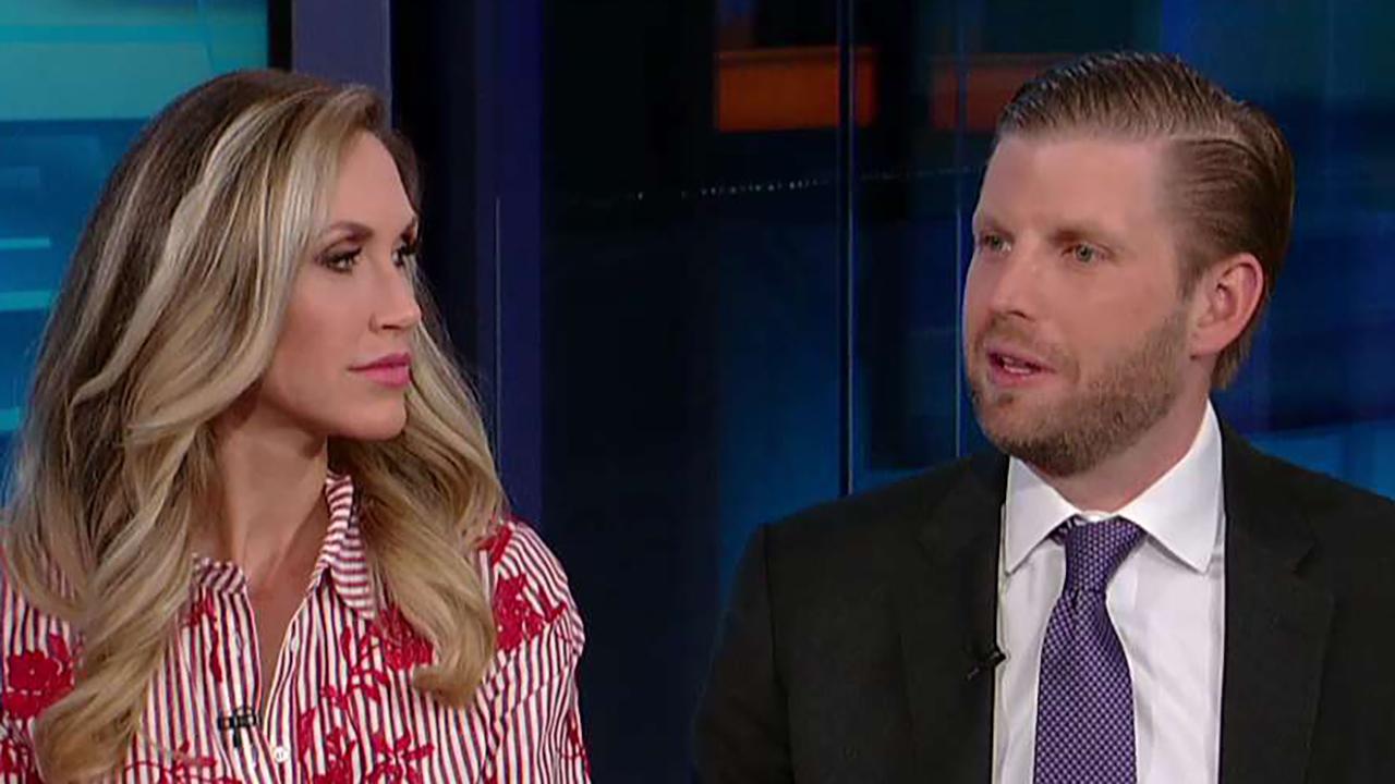 Eric and Lara Trump talk baby news, Barr's spying revelation, 2020 campaign