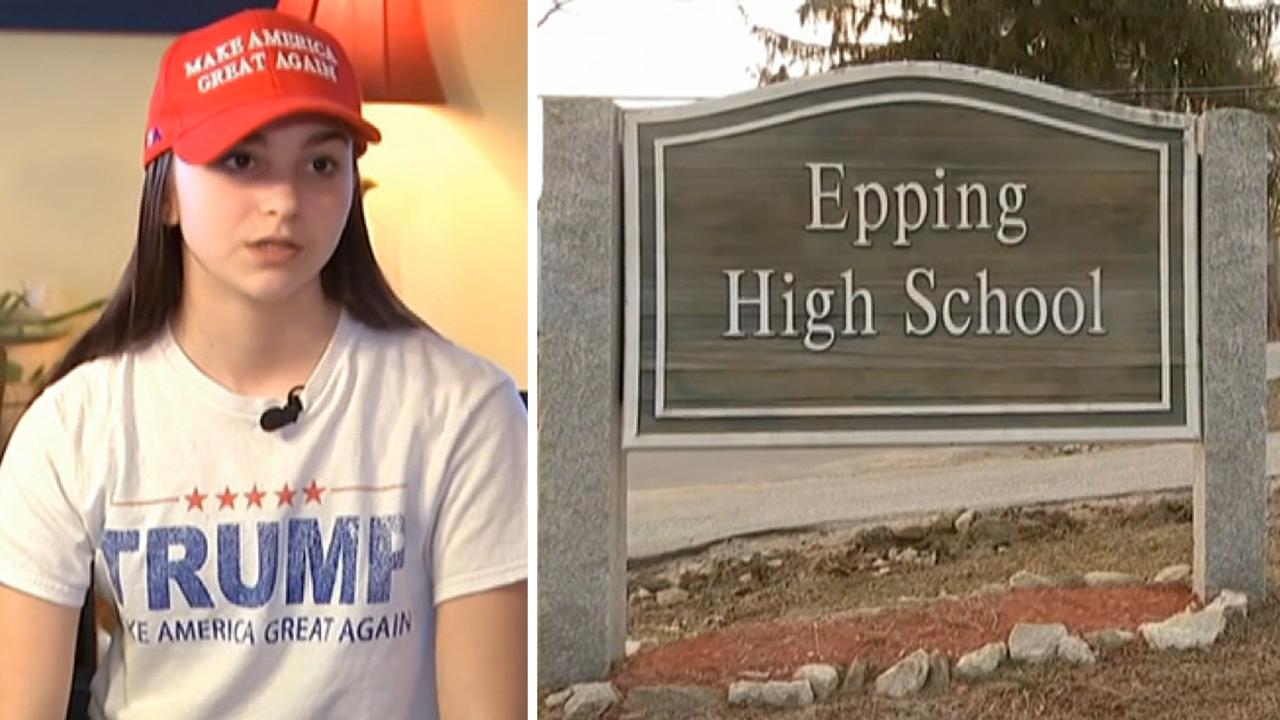 Principal asks teen to cover up MAGA apparel on school's American pride day