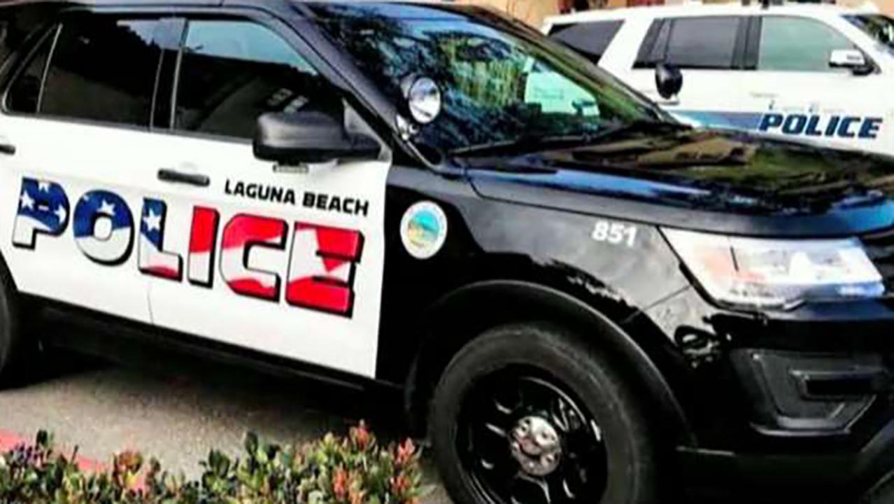Patriotic patrol cars spark backlash in Laguna Beach for being too 'aggressive'