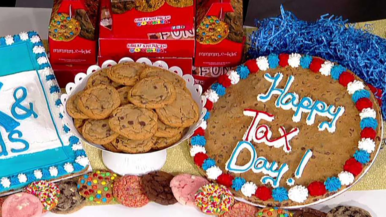 Tax Day deals from Great American Cookies, Bruegger's Bagels and Kona Ice