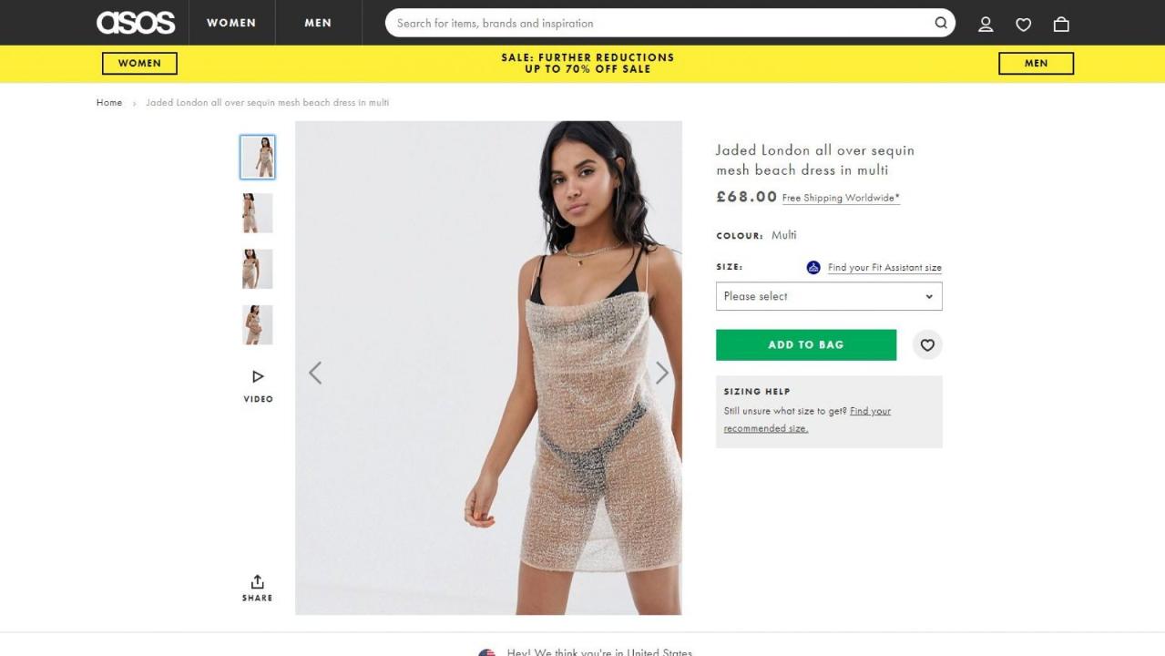 ‘Bubble wrap’ dress from British online retailer ‘ASOS’ gets slammed by Twitter users