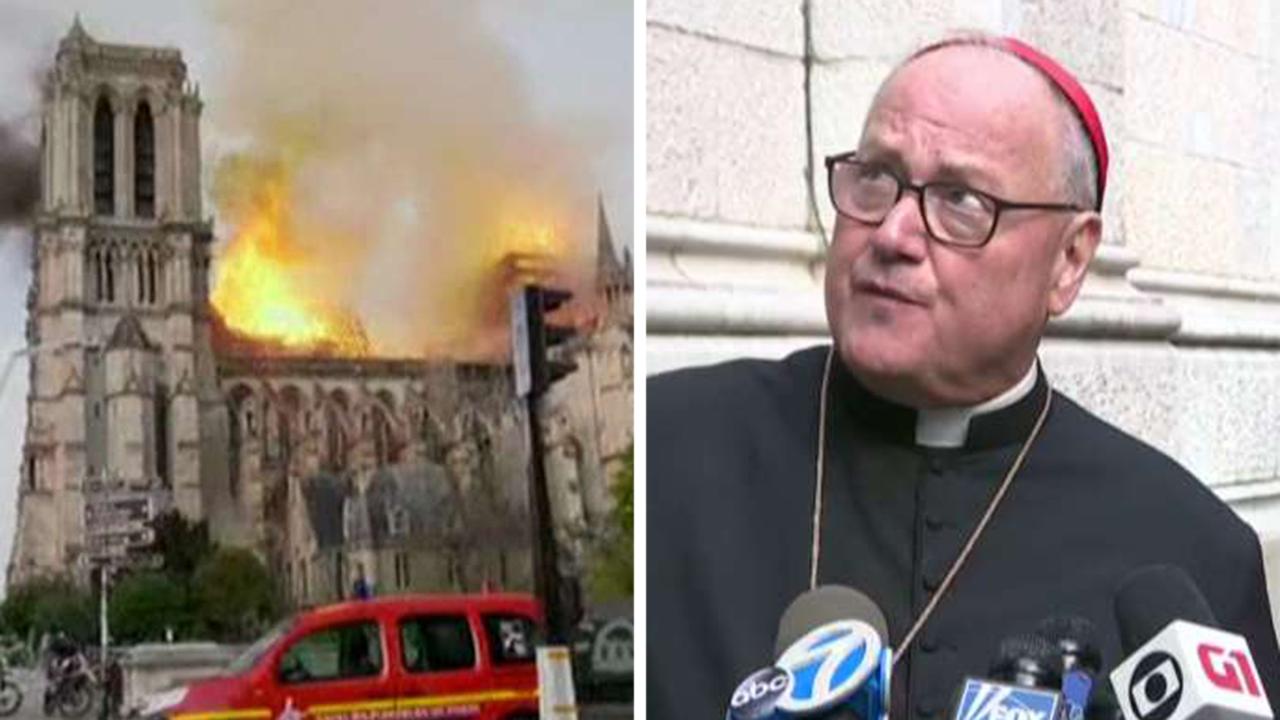 Cardinal Dolan: This is a moment of tears for Notre Dame
