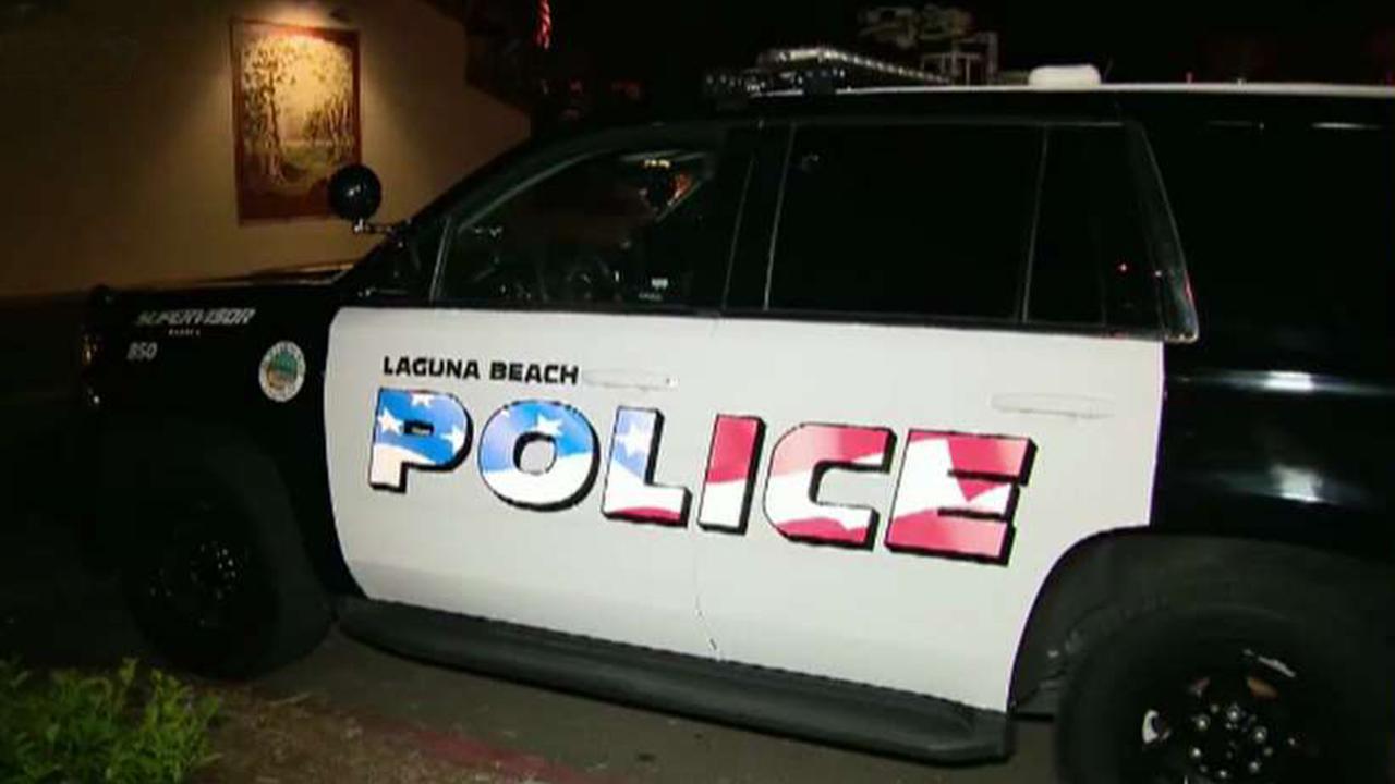 Laguna Beach votes to keep American flag design on police cars