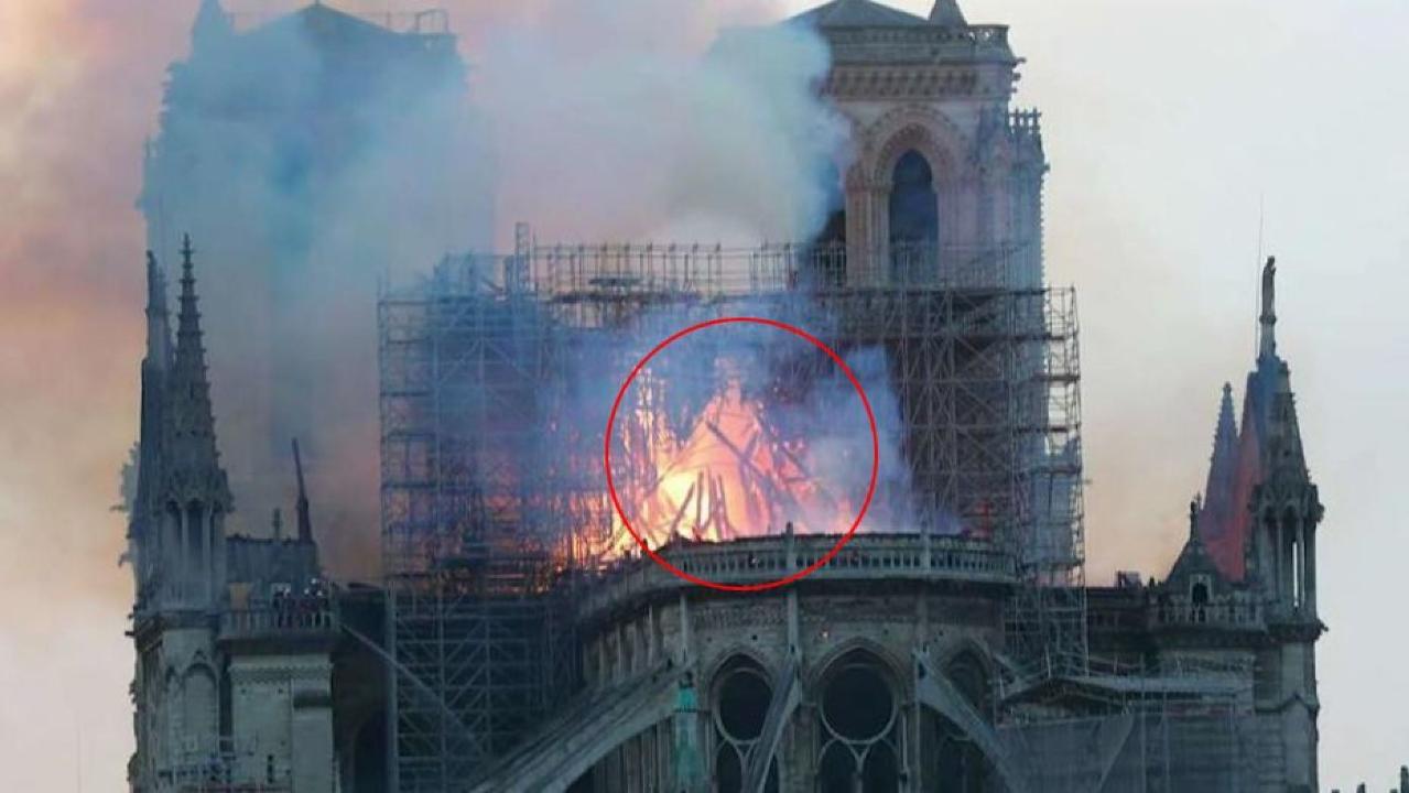 Woman claims she could see ‘silhouette of Jesus’ in Notre Dame fire