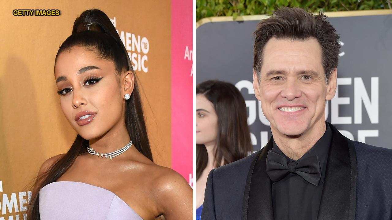 Jim Carrey and Ariana Grande share sweet Twitter exchange about mental health