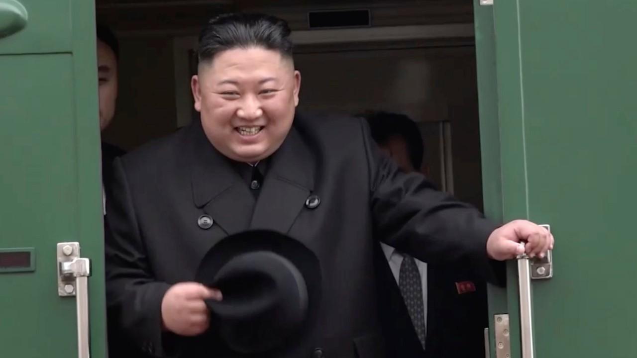 North Korean leader Kim Jong Un arrives in Russian port city ahead of first meeting with Putin