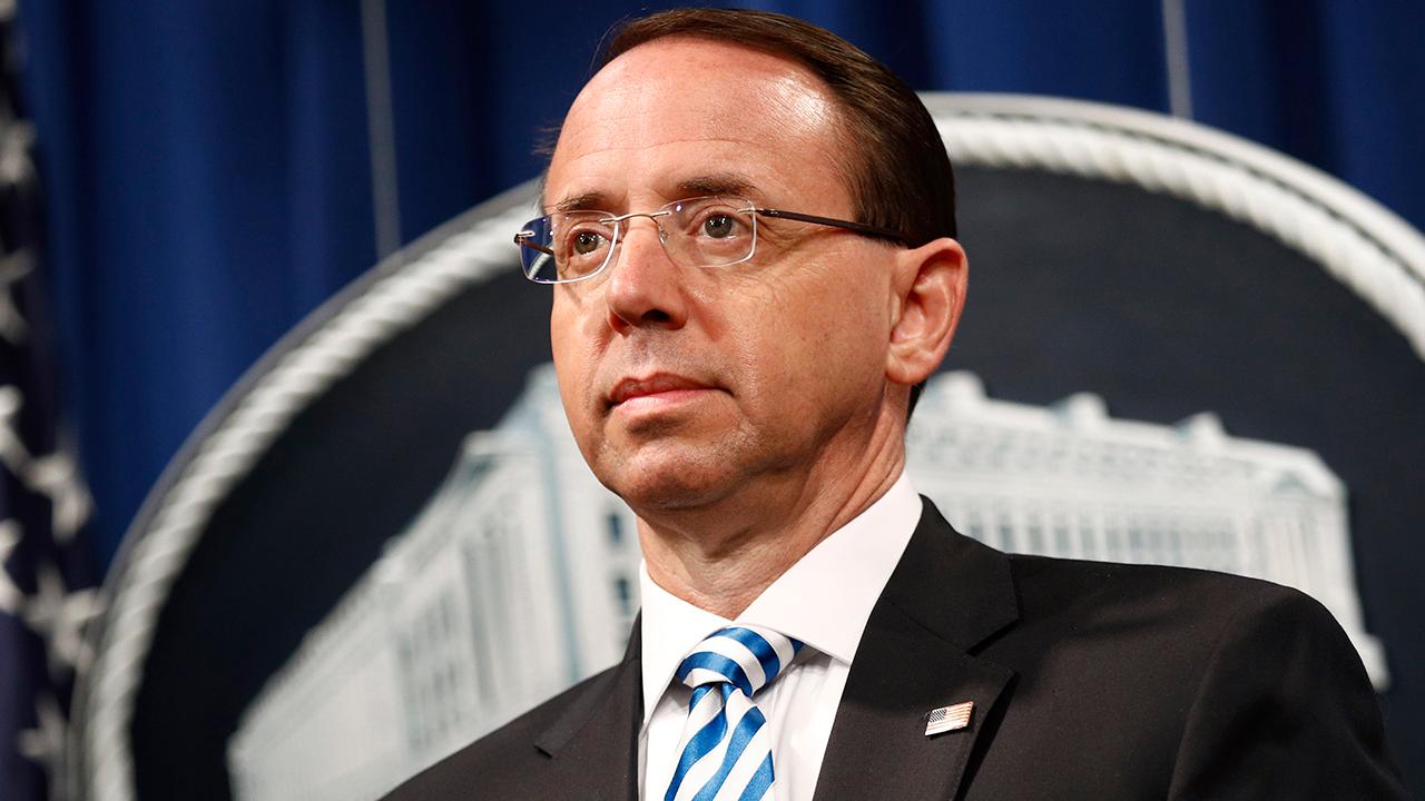 Rod Rosenstein criticizes the Obama administration for their handling of the Russia investigation