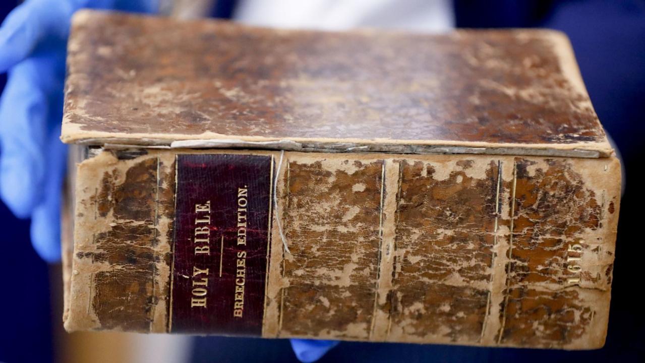 400-year-old Pilgrims Bible stolen from US as part of $8M heist returns home: FBI