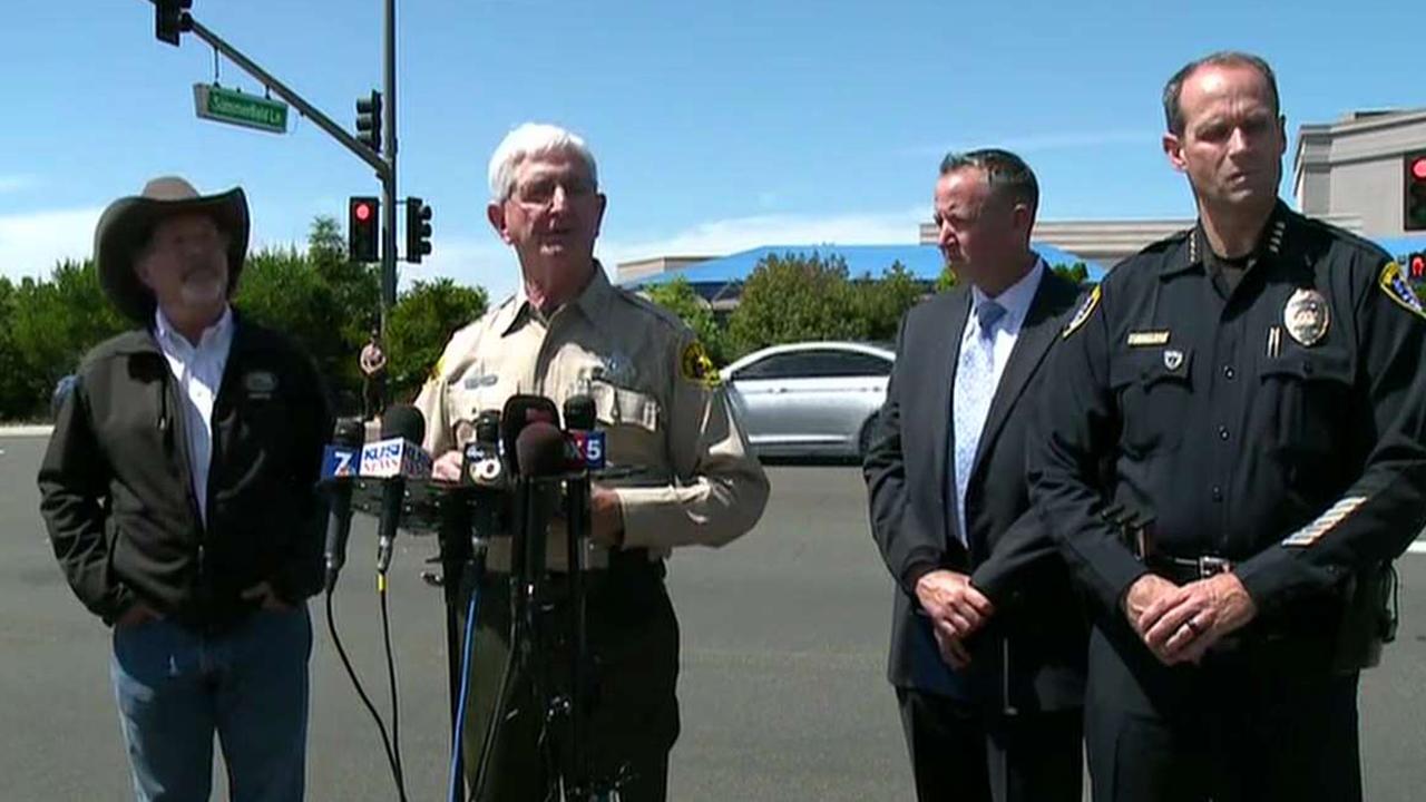 Police hold press conference in Poway, California regarding synagogue shooting