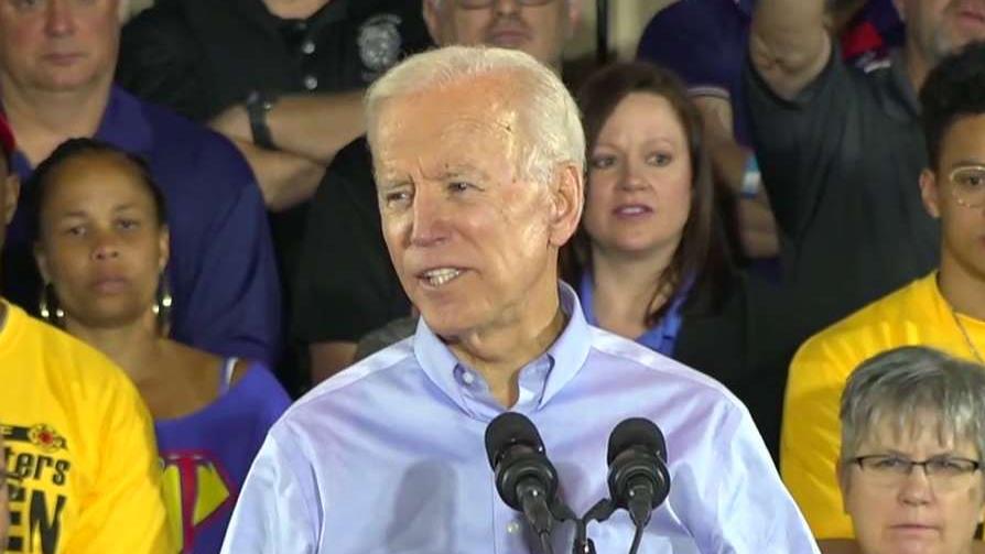 Biden takes aim at Trump during 2020 campaign kickoff rally in Pittsburgh