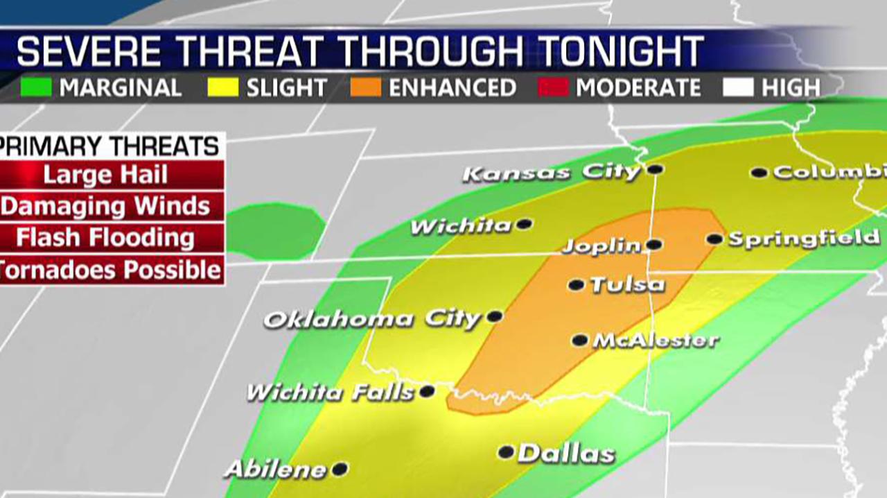 National forecast for Tuesday, April 30