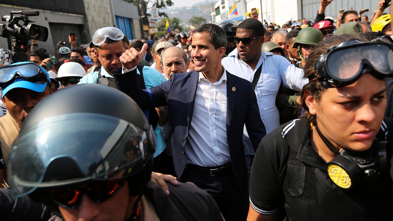 US backing Venezuelan opposition leader's calls for liberation