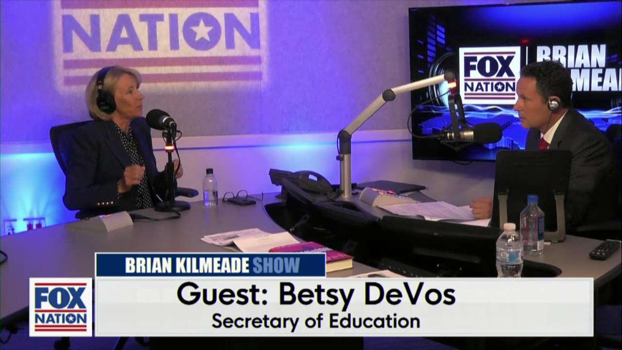 Secretary of Education Betsy DeVos Fires back at former Vice President Joe Biden