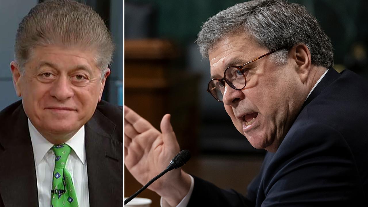 Judge Andrew Napolitano: Barr should go testify before the House Judiciary Committee