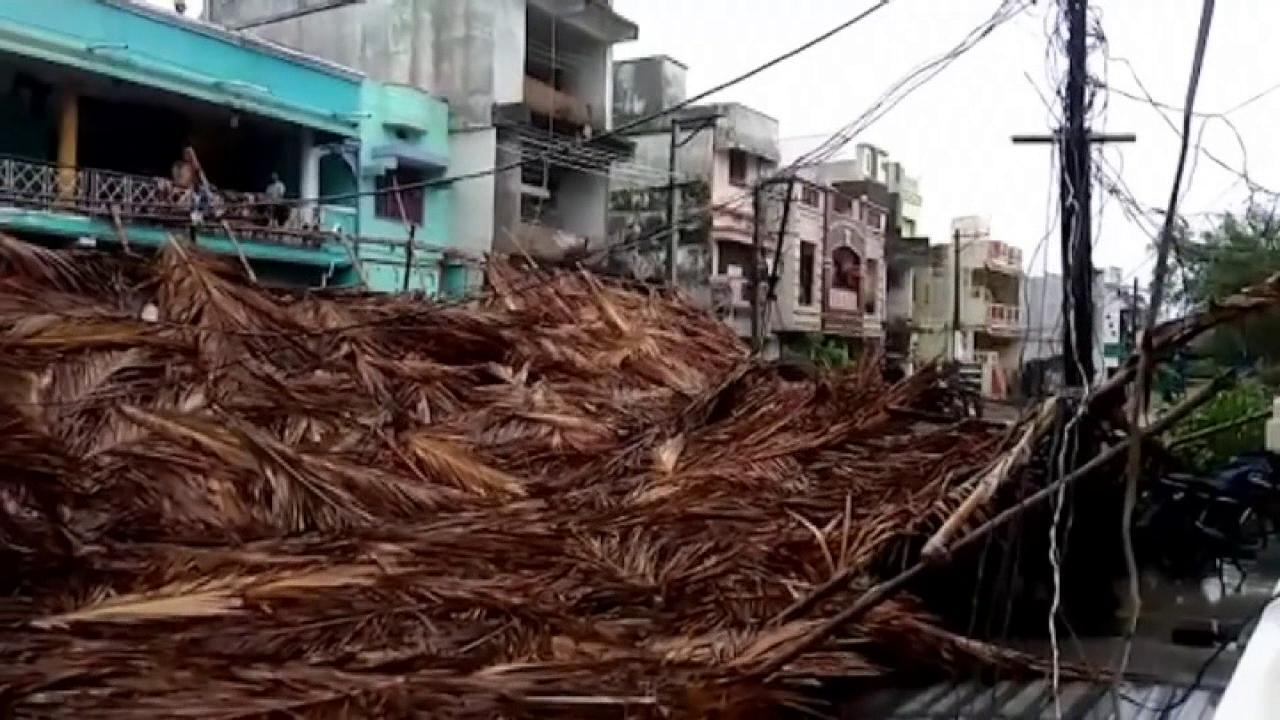 At least seven dead after cyclone strikes India